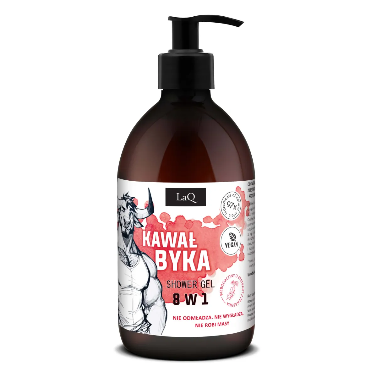 LaQ - Kawał Byka - 8w1 Żel pod prysznic 500ml