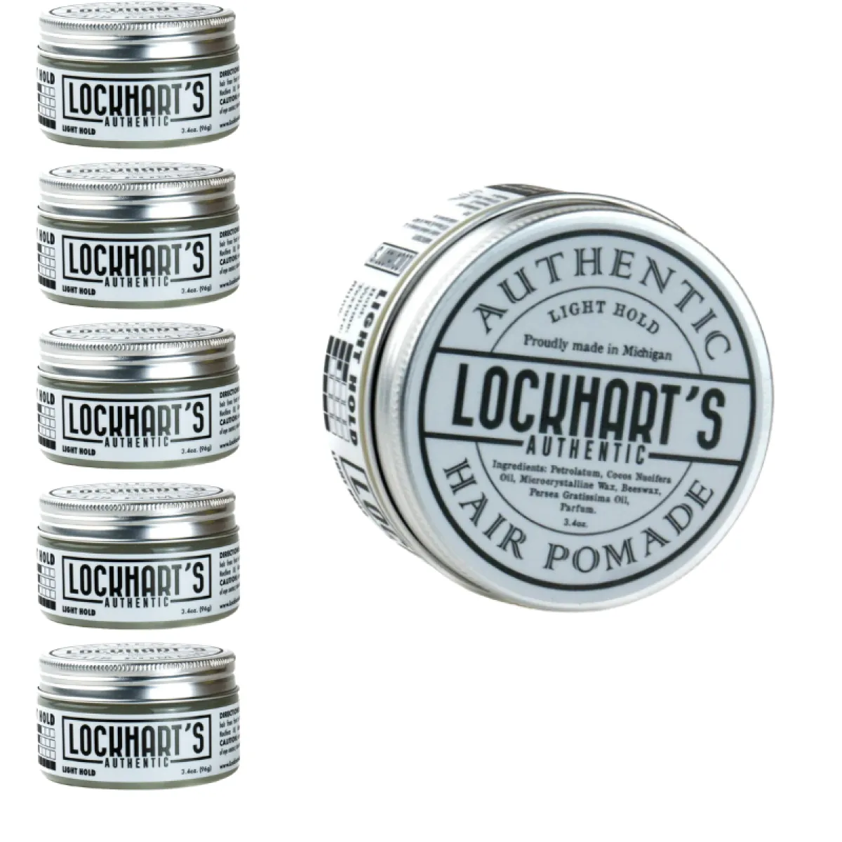 Lockhart's - Light Hold Pomade - Woskowa pomada do włosów 96g
