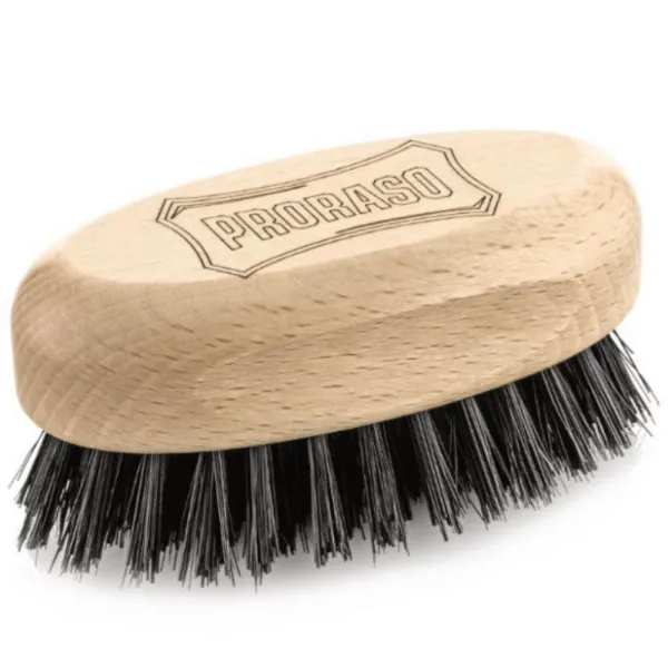 Proraso - Old Style Military Brush Travel size - Kieszonkowa szczotka, kartacz do brody