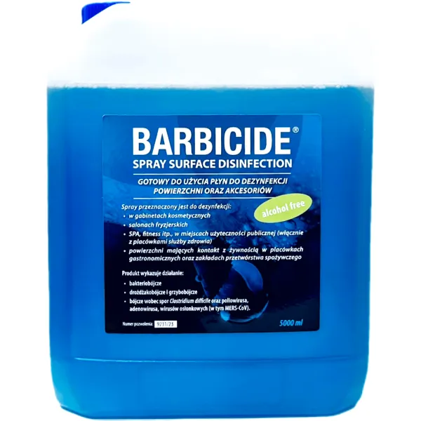 Barbicide - Spray - Zapas do dezynfekcji narzędzi i akcesoriów 5000ml