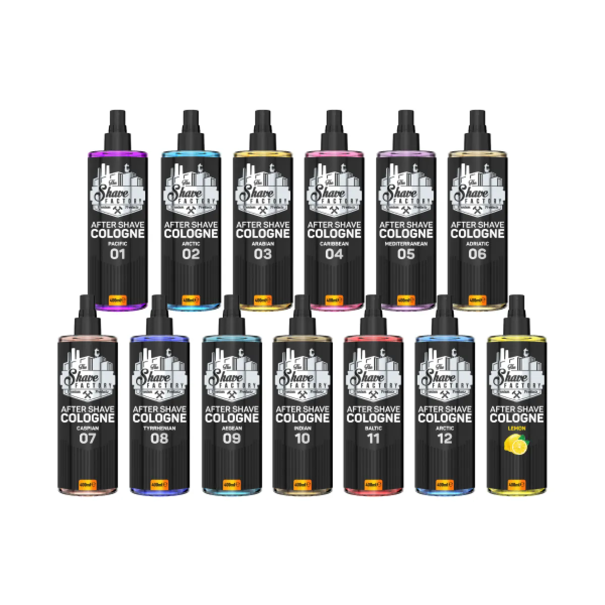 The Shave Factory - Arctic 12 After Shave Cologne Spray - Perfumowana Woda Kolońska po Goleniu 400ml