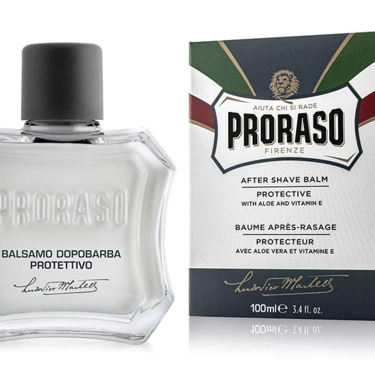 Proraso - Protective, linia Niebieska - Balsam po goleniu, Ochronny z Witaminą E oraz Aloesem 100ml