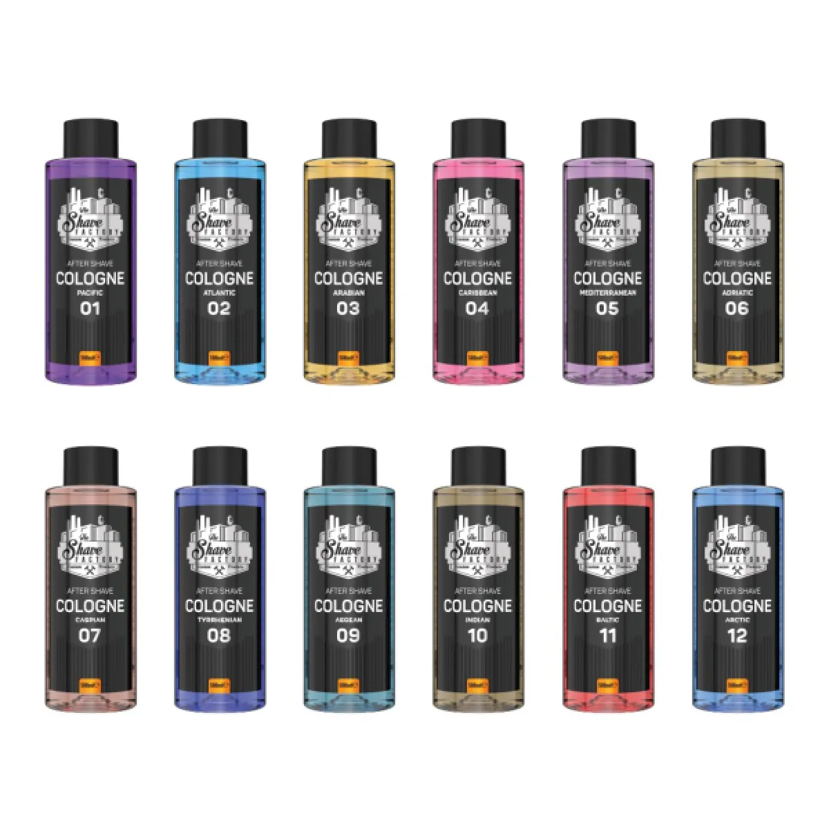 The Shave Factory - Tyrrhenian 08 After Shave Cologne - Perfumowana Woda Kolońska po Goleniu 500ml