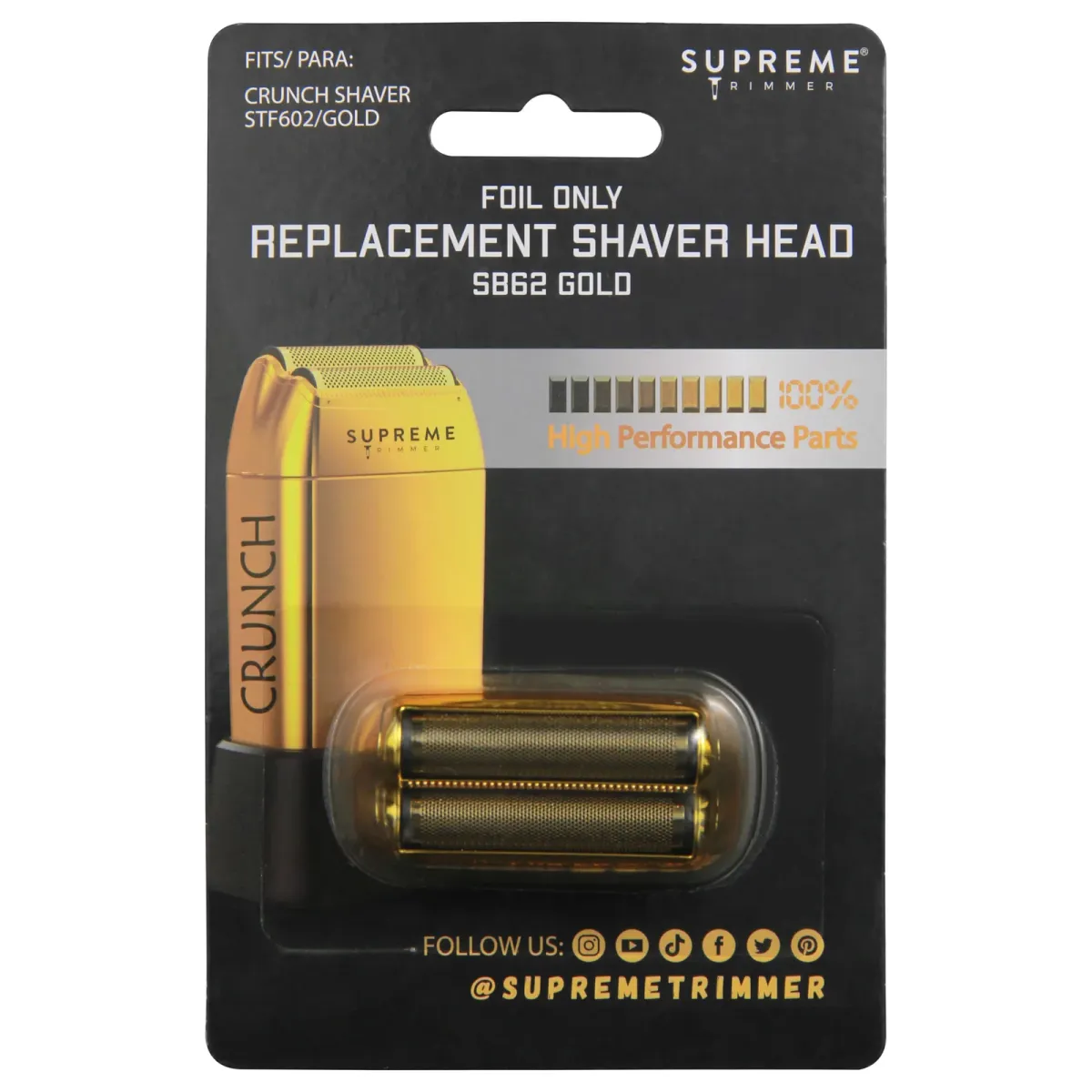 Supreme - SB63 – folia + ostrza do golarki Crunch Foil Shaver STF602