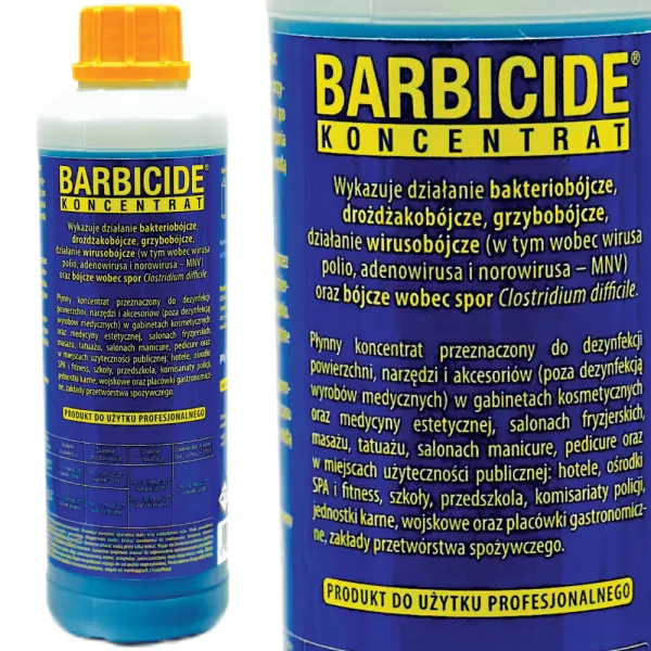 Barbicide - Koncentrat do dezynfekcji narzędzi i akcesoriów 500ml