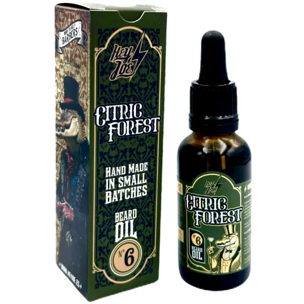 Hey Joe - Beard Oil No.6 Citric Forest - Olejek do brody 30ml