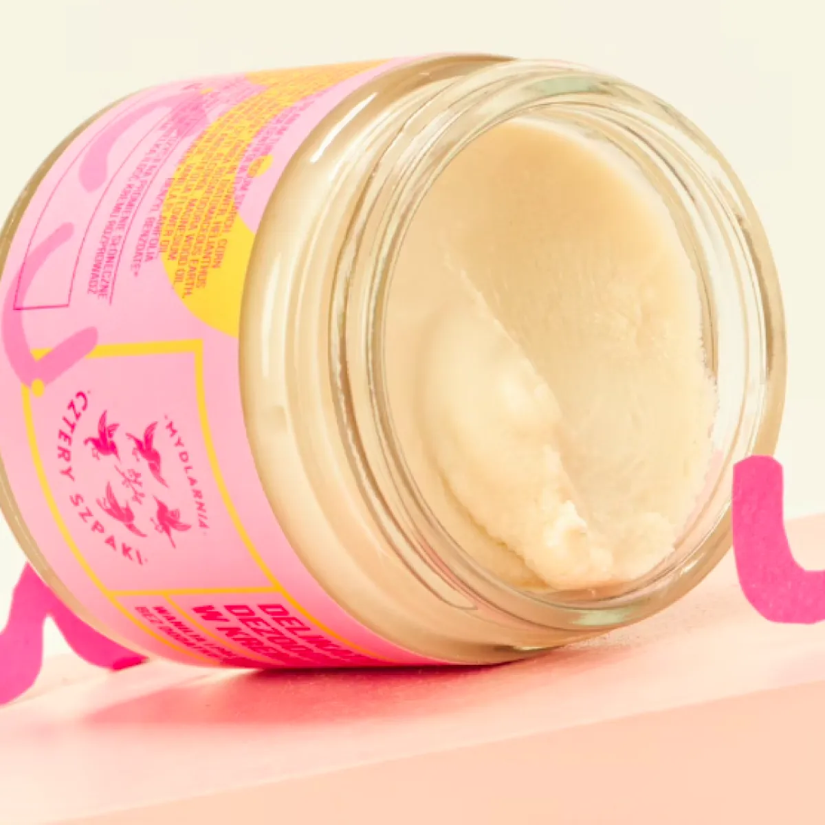 Cztery Szpaki - Wanilia i Palmaroza, Badaj się - Delikatny, naturalny dezodorant w kremie 60ml