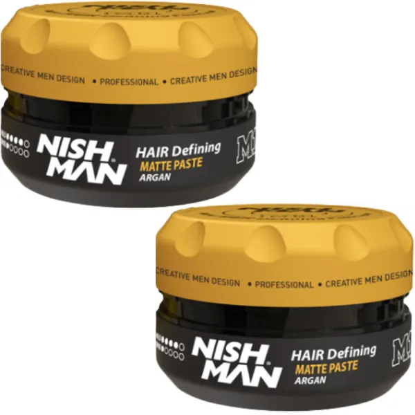 Nishman - M1 Matte Defining Argan Paste - Pomada do włosów 100ml