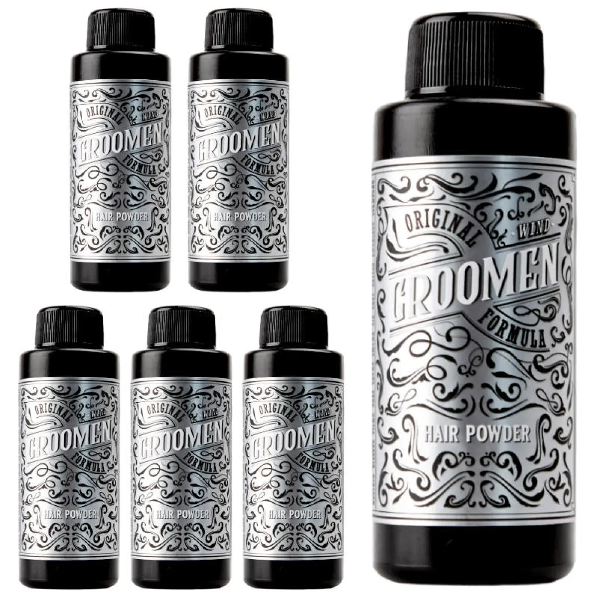 Groomen - Wind - Puder do stylizacji włosów PAKIET 6x20g