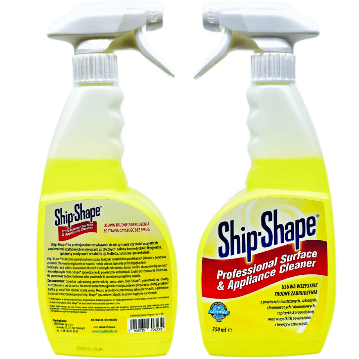 Barbicide - Ship-Sahpe Spray - Spray do czyszczenia narzędzi i powierzchni 750ml