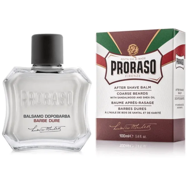 Proraso - Coarse Beards, linia Czerwona - Balsam po goleniu, do skóry suchej i z twardym zarostem 100ml