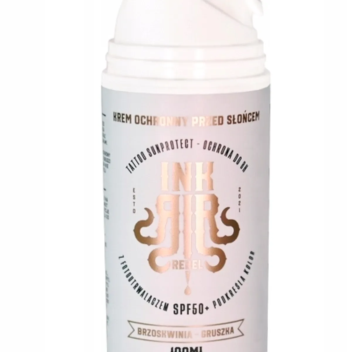 Horde Wild - Ink Rebel SPF 50+ Brzoskwinia Gruszka  - Krem ochronny do tatuażu, przeciwsłoneczny 100ml