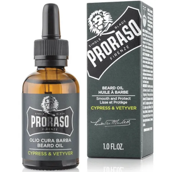 Proraso - Cypress & Vetyver - Olejek do brody 30ml