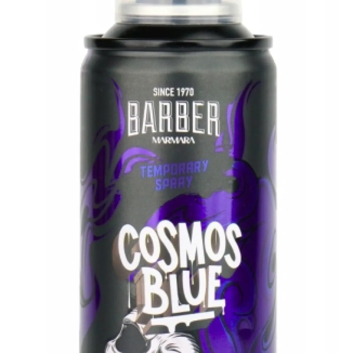 The Shave Factory - Temporary Hair Colour Spray Black - Tymczasowy, koloryzujący spray do włosów, czarny 150ml