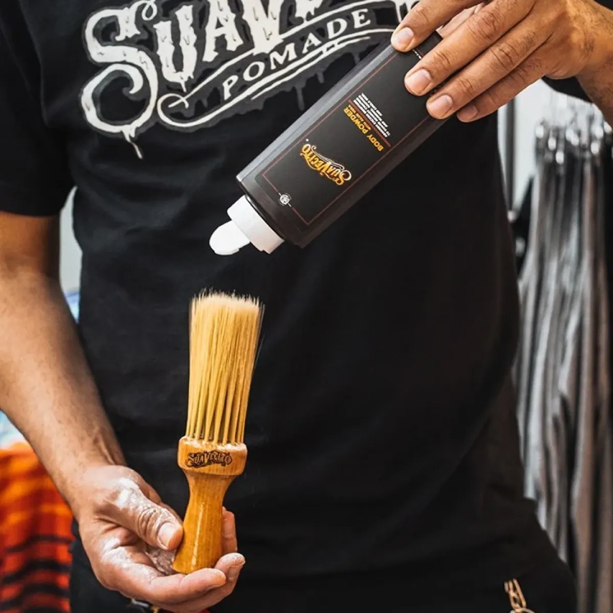 Suavecito - Barber, Body Powder - Puder fryzjerski i do ciała, bez talku 170g