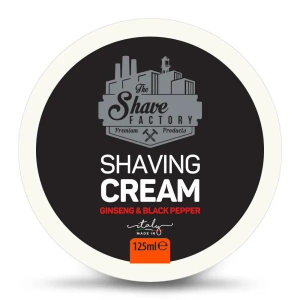 The Shave Factory - Shaving Cream Ginseng & Black Pepper - Krem do golenia 125ml