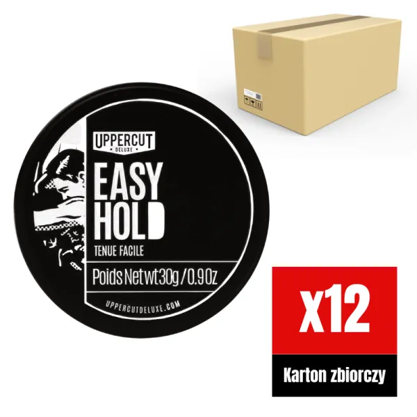 Uppercut Deluxe - Easy Hold Pomade - Wodna pomada do włosów KARTON 12x30g