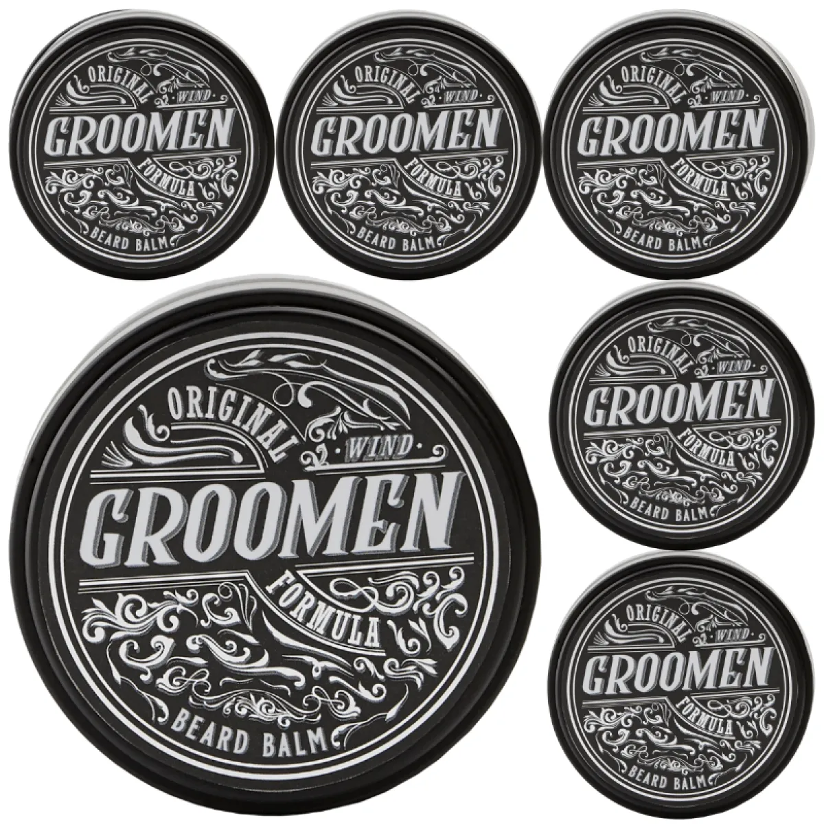 Groomen - Wind - Balsam do brody PAKIET 6x50g