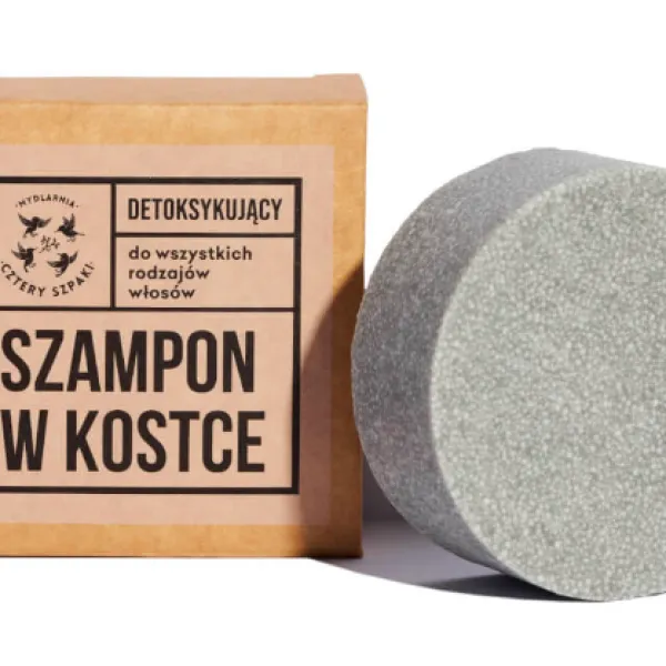 Cztery Szpaki - Detoksykujący Szampon do włosów w kostce - 75g