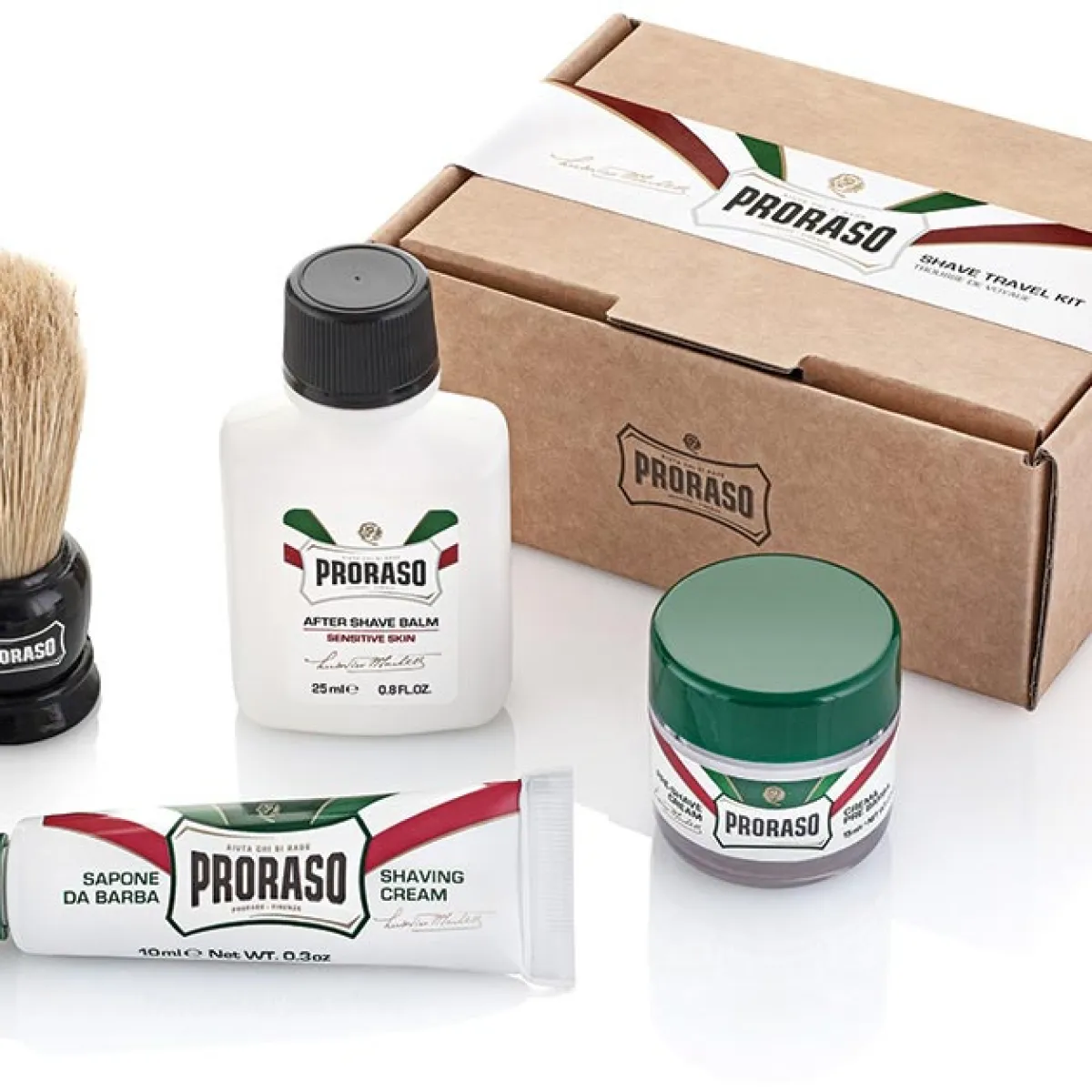 Proraso - Shave Travel Kit - Zestaw podróżny, do golenia