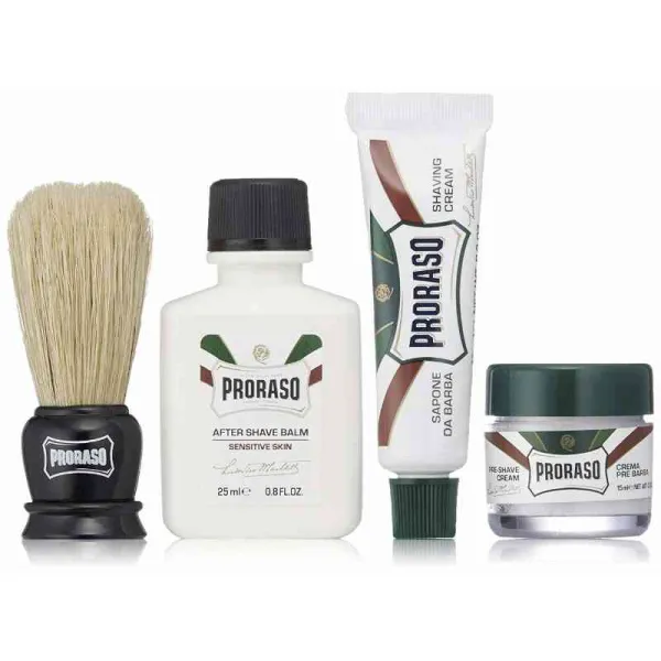 Proraso - Shave Travel Kit - Zestaw podróżny, do golenia