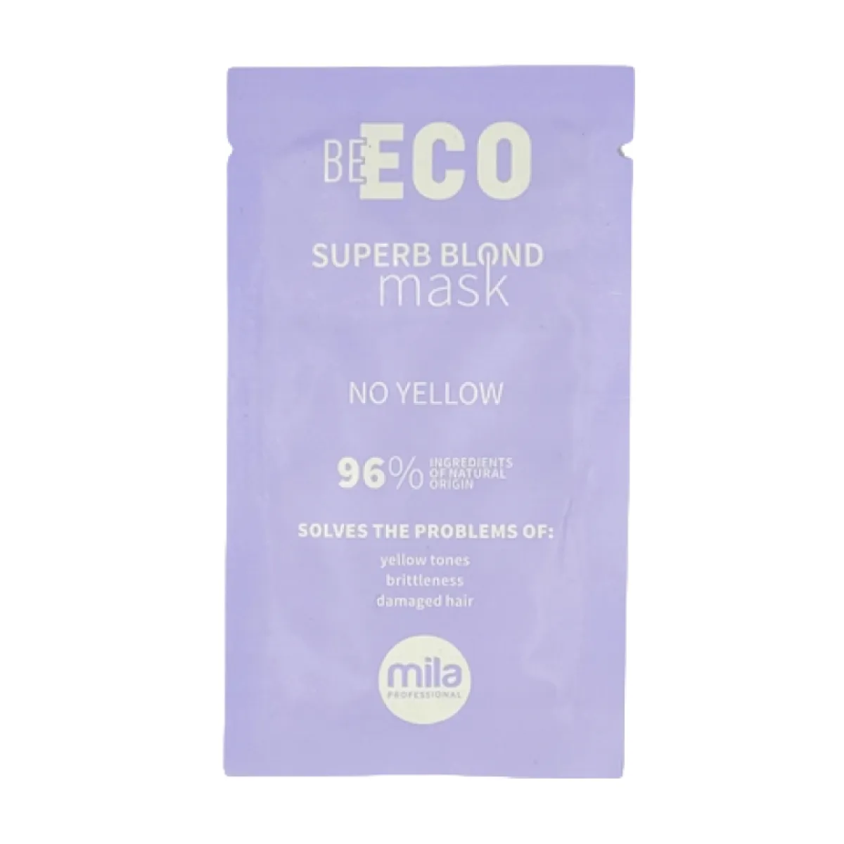 Mila - Be Eco Superb Blond - Maska do Włosów Blond Saszetka 10ml