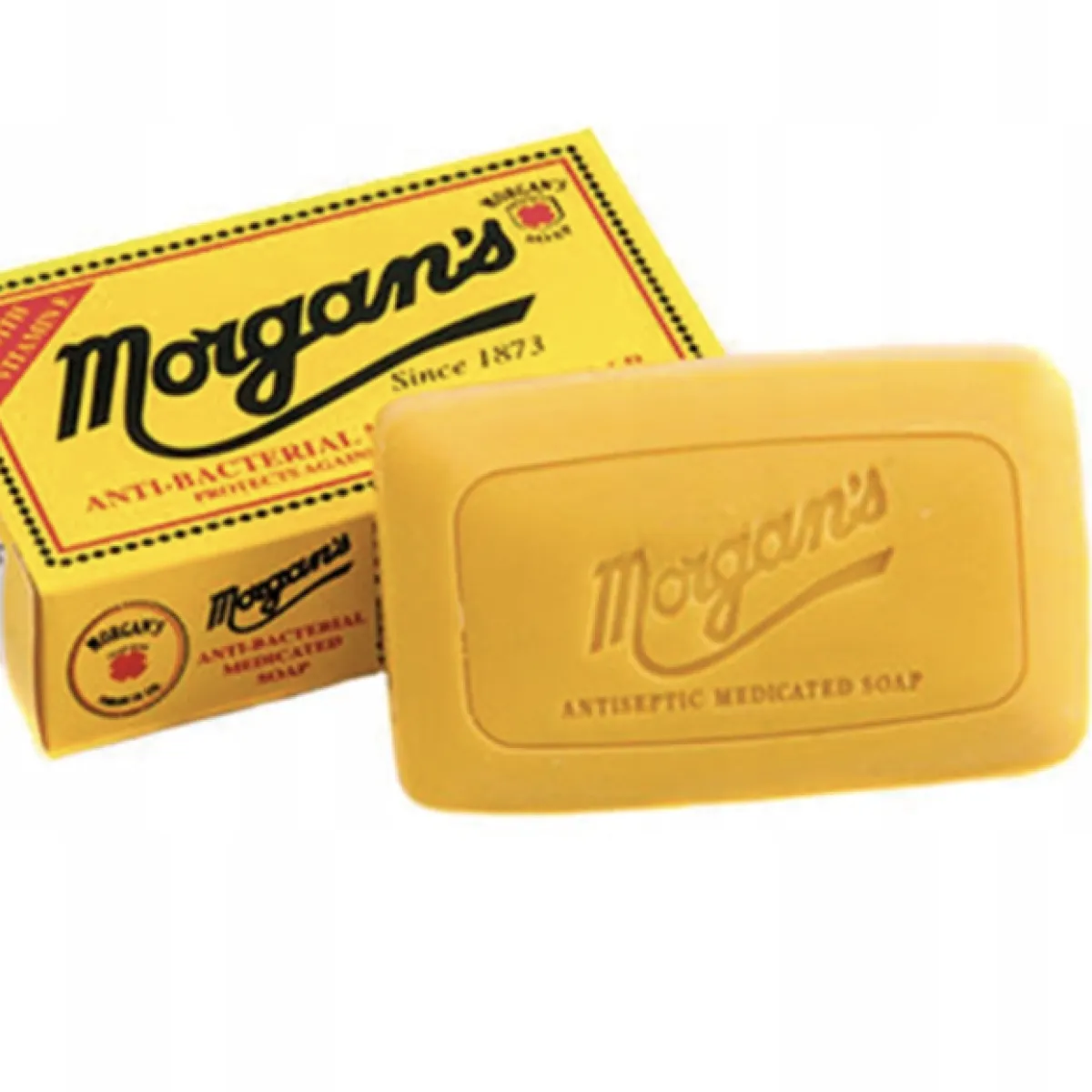 Morgan's - Anti-bacterial Soap - Antybakteryjne mydło do twarzy i ciała z witaminą E 80g