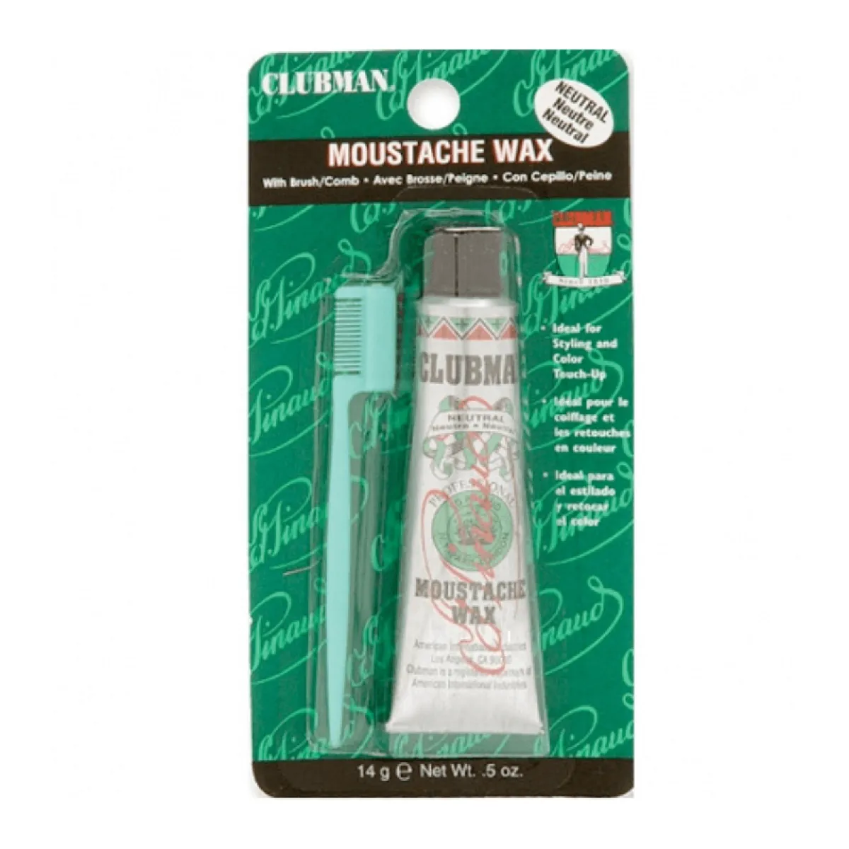 Clubman - Moustache Wax - Wosk do wąsów 14g