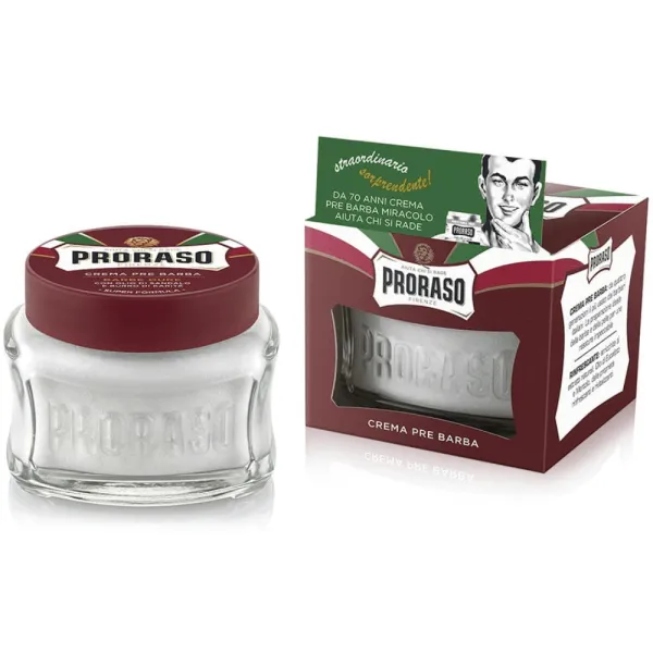 Proraso - Coarse Beards, linia Czerwona - Krem przed goleniem 100ml