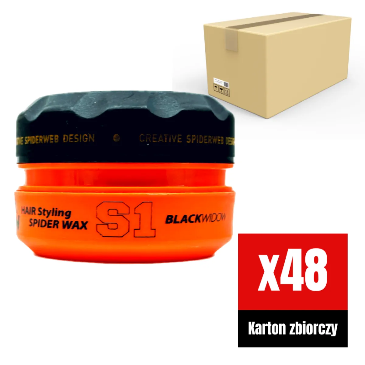 Nishman - S1 Spider Wax - Pomada do włosów KARTON 48x150ml