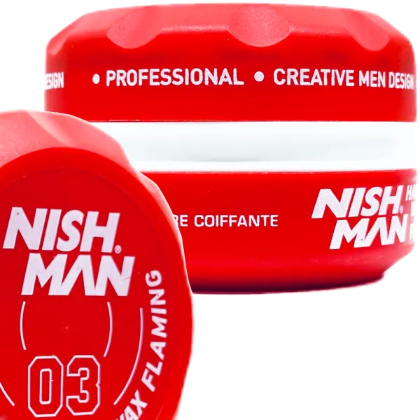 Nishman - 03 Styling Wax Flaming - Pomada do włosów 150ml