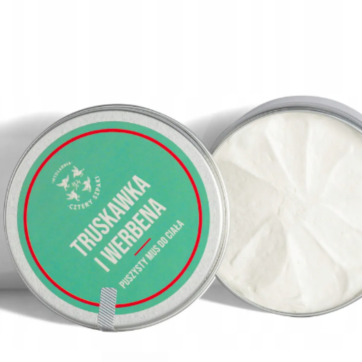 Cztery Szpaki - Truskawka i Werbena - Puszysty mus do pielęgnacji ciała 150ml