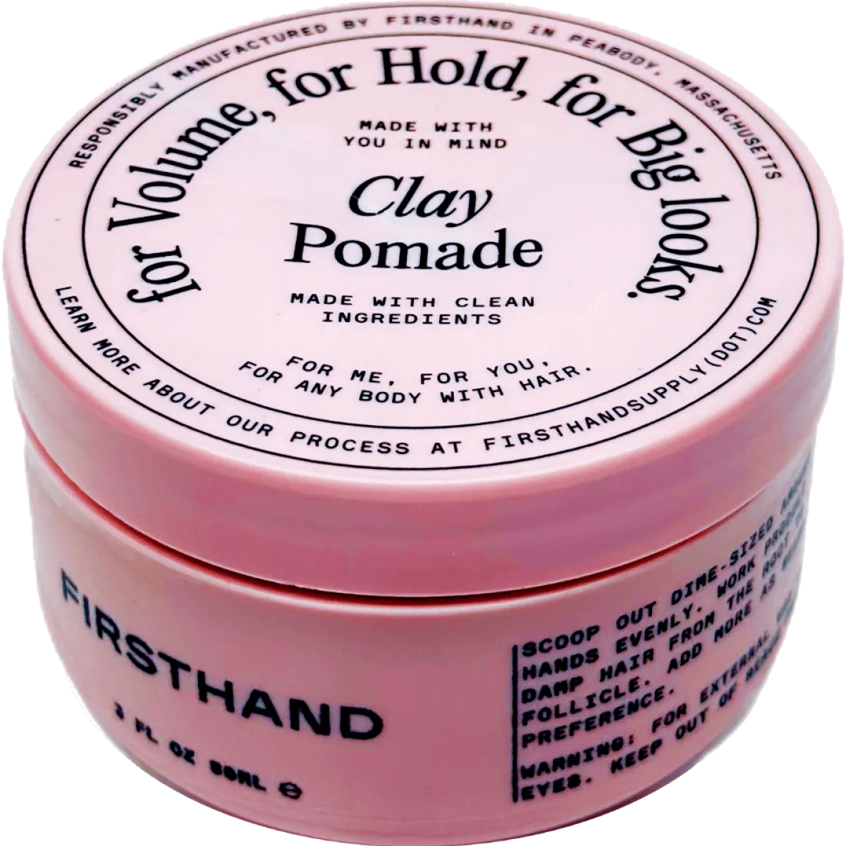 Firsthand Supply - Clay Pomade - Wodna pomada do włosów 88ml