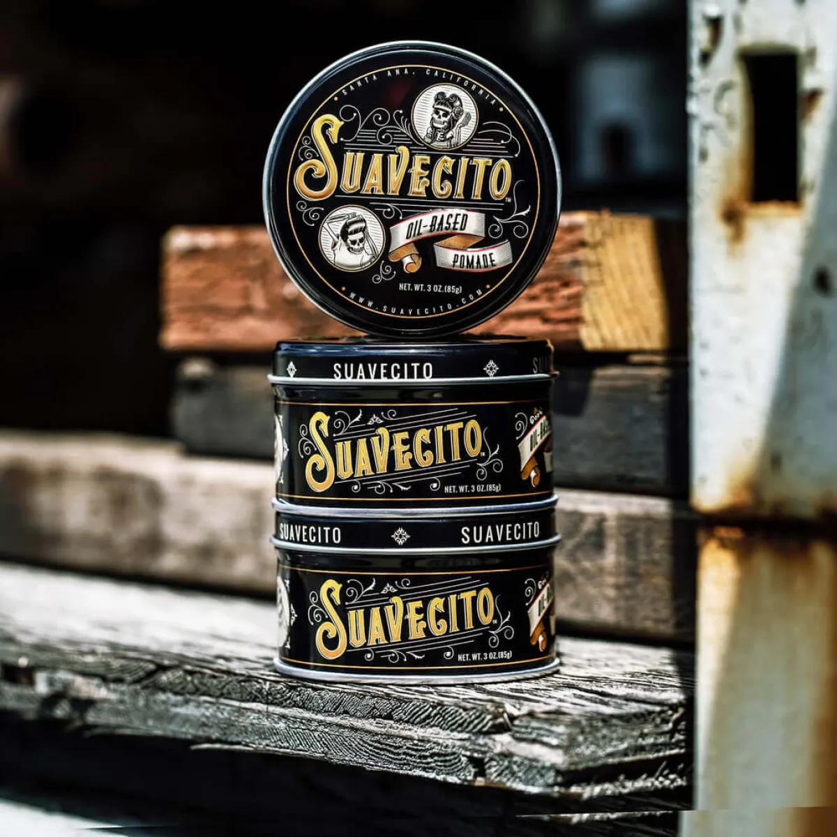 Suavecito - Oil Based Pomade - Woskowa pomada do włosów PAKIET 6x 85g