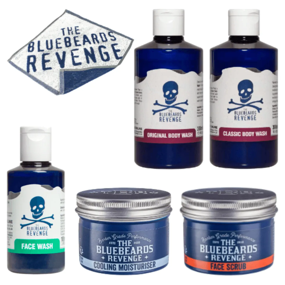 The Bluebeards Revenge - Clean Face'n'Body - Pakiet pielęgnacyjny do ciała i twarzy