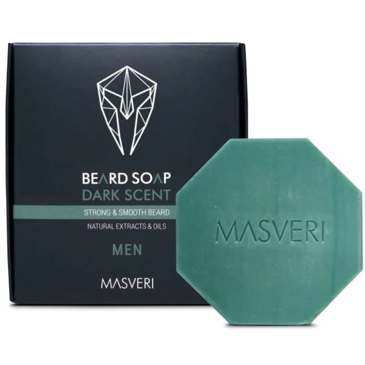 Masveri - Dark Scent - Wzmacniające mydło do brody 100g