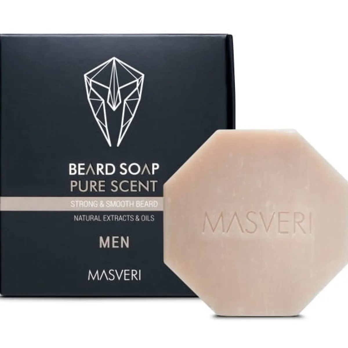 Masveri - Pure - Nawilżające mydło do brody 100g