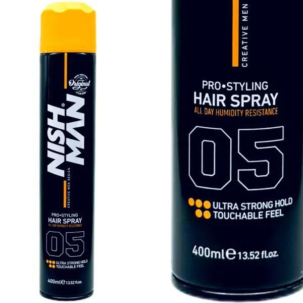 Nishman - 05 Ultra Strong Hair Spray - Lakier do włosów 400ml