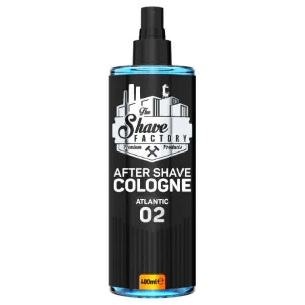 The Shave Factory - Atlantic 02 After Shave Cologne Spray - Perfumowana Woda Kolońska po Goleniu 400ml