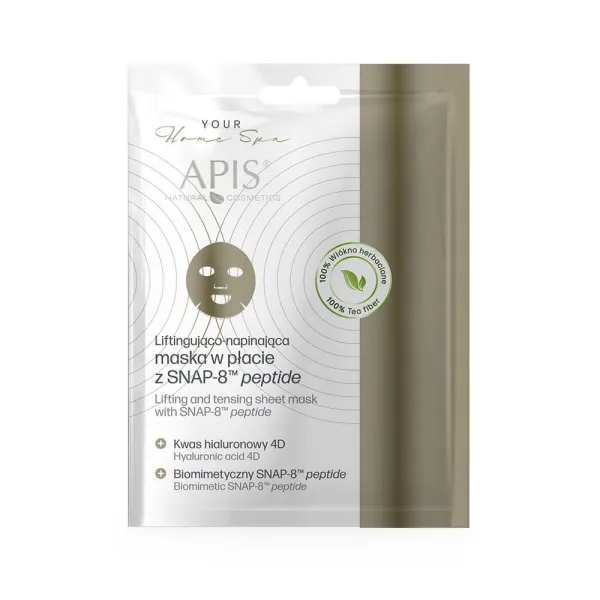 Apis - Liftingująco-Napinająca Maska W Płacie z SNAP-8™ Peptide 20g