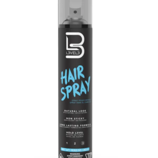 L3VEL3 - Hair Spray Naturel Look - Lakier do włosów 400ml