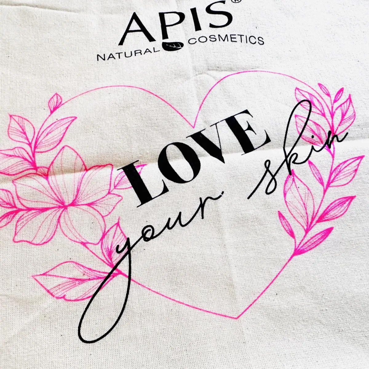 Apis - Torba Love Your Skin - Bawełniana torba na zakupy 40x35 cm