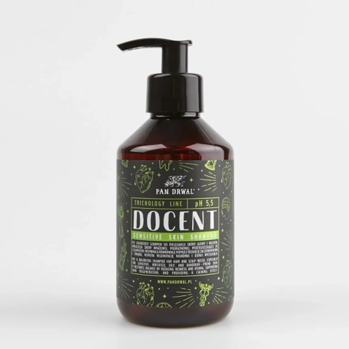 Pan Drwal - Docent - Delikatny szampon do włosów, do wrażliwej skóry 250ml