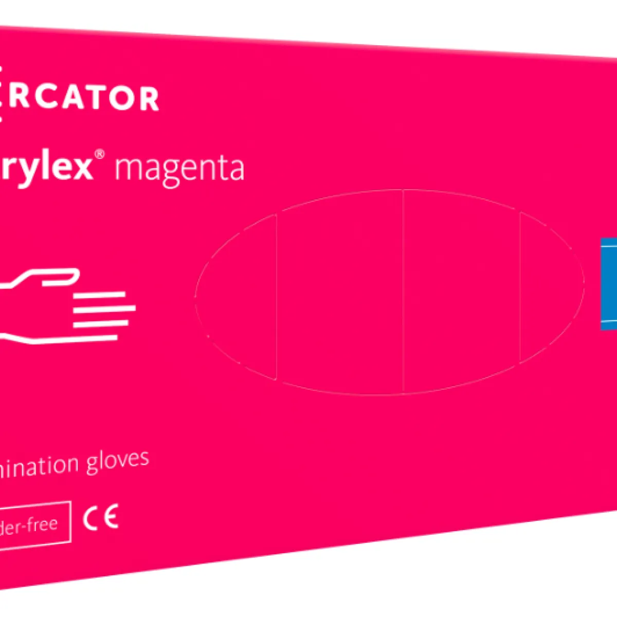 Mercator - Nitrylex Magenta - Rękawiczki ochronne M 100szt.