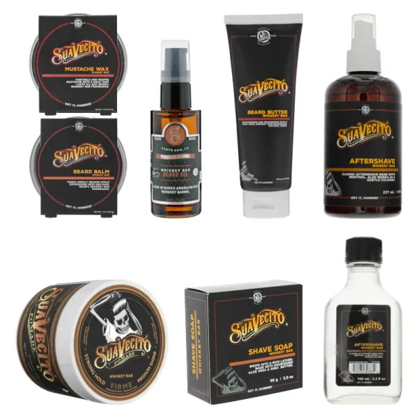 Suavecito - Whiskey Bar Set - Pakiet kosmetyków z serii zapachowej Whiskey Bar