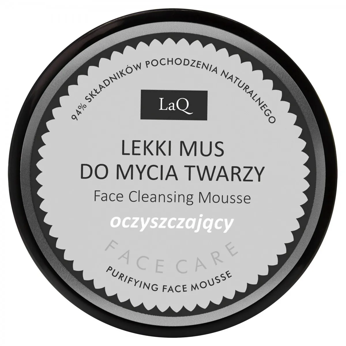 LaQ - Oczyszczający Grejpfrut i Zielona Herbata - Oczyszczający mus do mycia twarzy 100ml