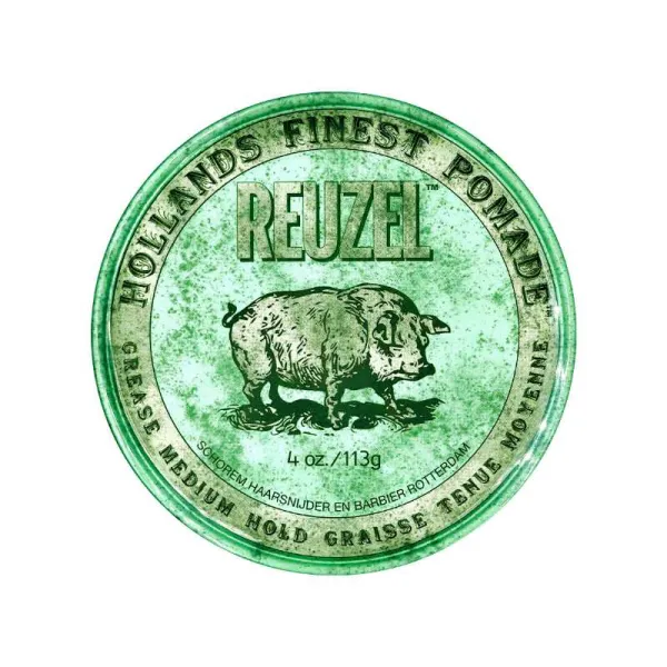 Reuzel - Green - Woskowa pomada do włosów 113g