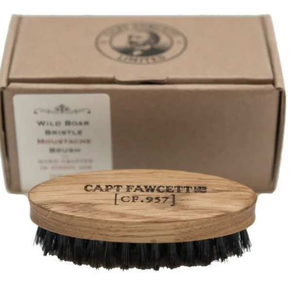 Captain Fawcett - Wild Boar CF.957 - Mała podróżna szczotka, kartacz do brody z włosiem z dzika