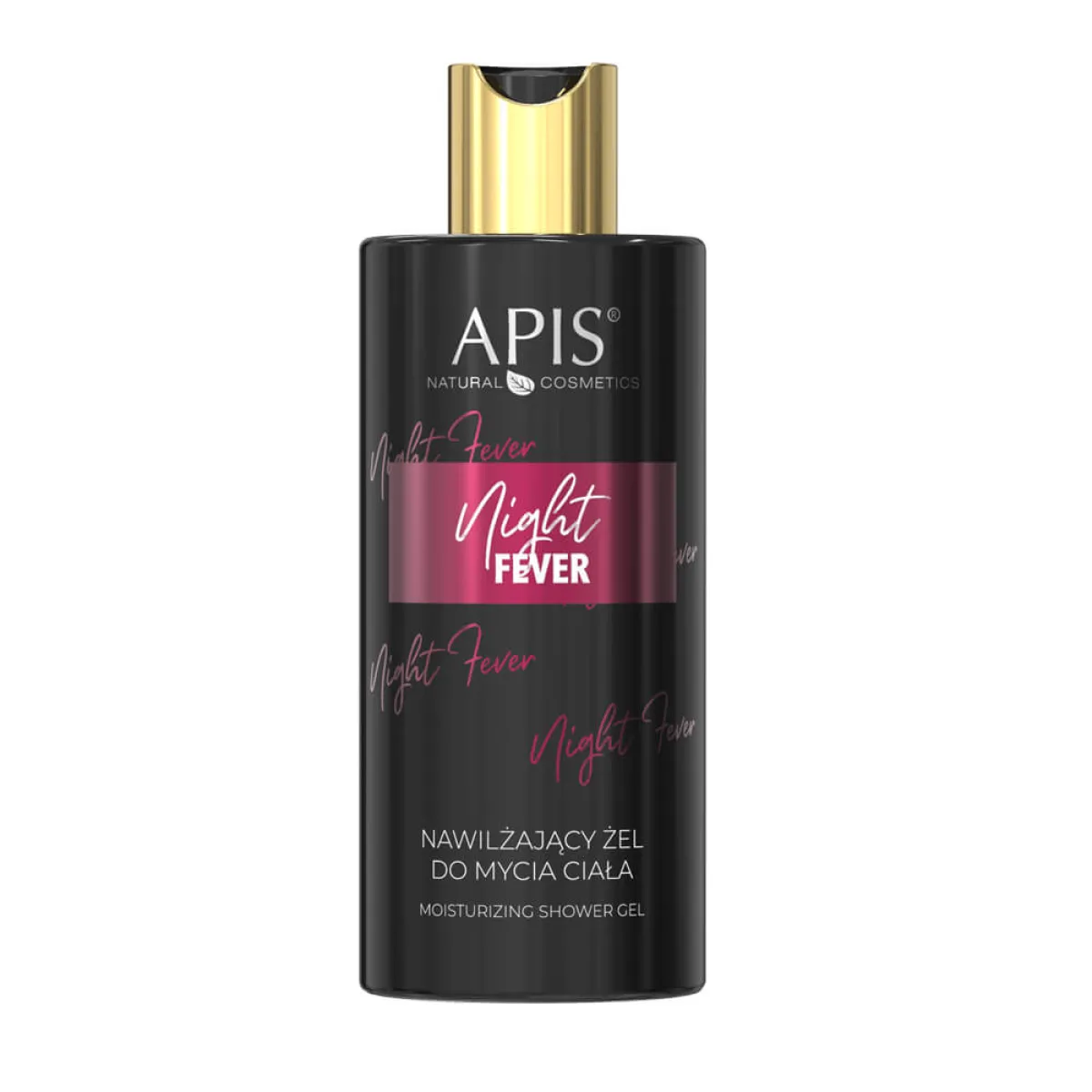 Apis - Night Fever - Nawilżający żel do mycia ciała 300ml, rozświetlający balsam do ciała 300ml - Zestaw Świąteczny