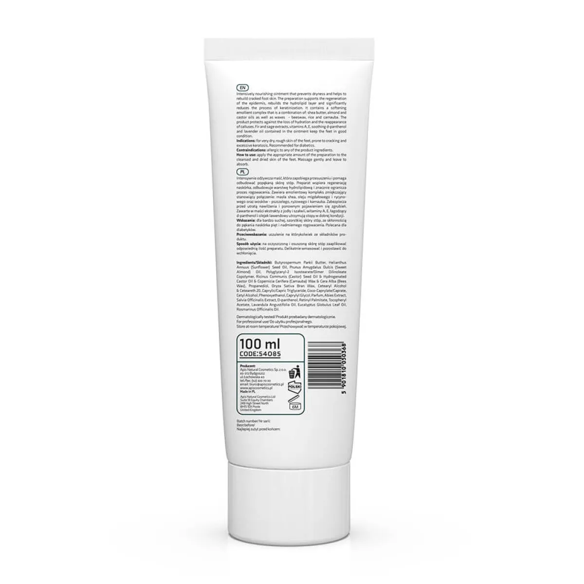 Apis - Api-Podo - Regenerująca maść na suche i popękane pięty 100ml